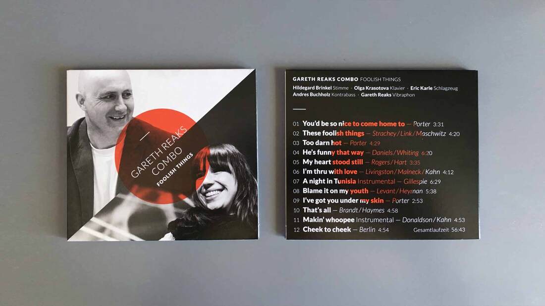 CD-Cover Foolish Things Gareth Reaks Combo mit Hildegard Brinkel